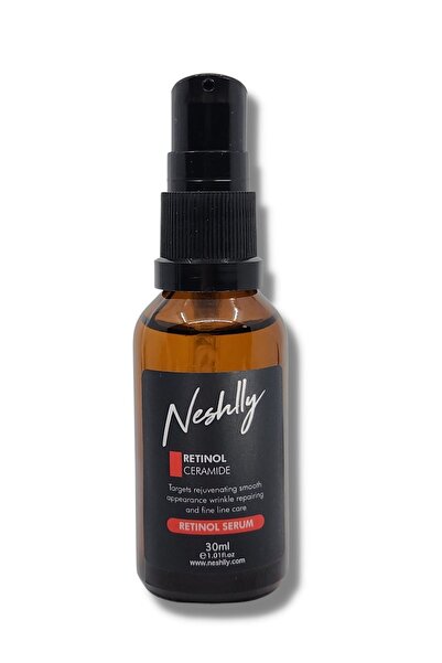 NESHLLY NATURAL Retinol Serum 30 ml (YAŞLANMA KARŞITI, KIRIŞIKLIK GİDERİCİ, H...