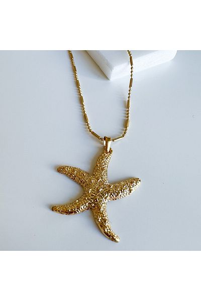CHARMLUCKY Starfish necklace