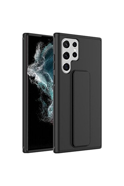 Rivor حافظة لهاتف سامسونج جالاكسي S22 الترا مع حامل للكاميرا، غطاء سيليكون مر...