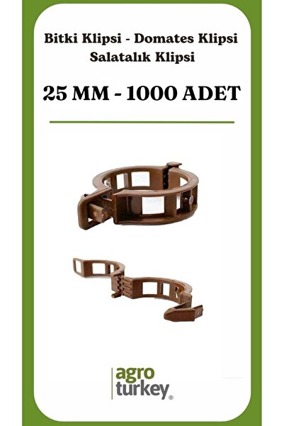 Erinci Agro Turkey | 25 Mm - 1000 Adet - Bitki Klipsi - Domates Klipsi - Sala...