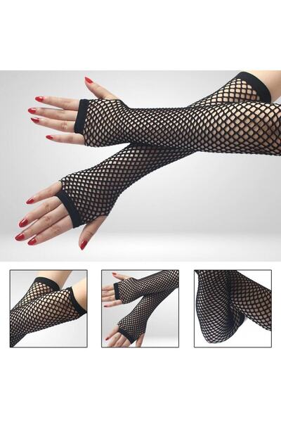 İYİ MODA Colorful Mesh Gloves Flexible Mesh Arm Gloves