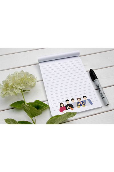 Bküp Tasarım إعادة تشغيل 1988 1 Memopad/ Notepad/ دفتر الملاحظات