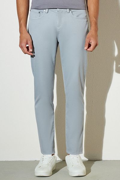 BROOKS BROTHERS Ανδρικό παντελόνι με γκρι σχέδιο
