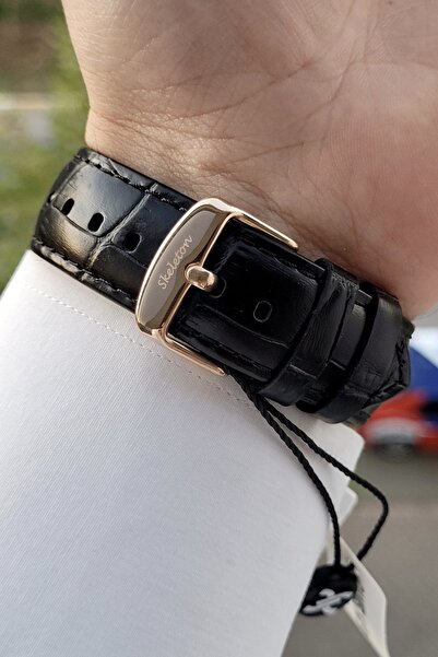 Daniel Klein İskelet Kasası Bakır Renk 2 Yıl Garantili Takvimli Göstergeleri Aktif Otomatik Erkek Kol Saati