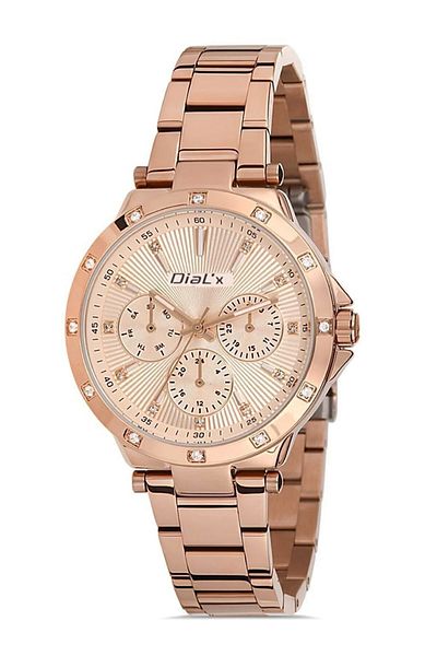 Dial'x Dx 13710-1 Women's Wristwatch Rose Gold