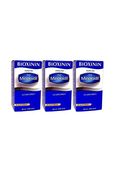 Bioxinin Minoksidil %5 Deri Spreyi 60 Ml 3 PAKET