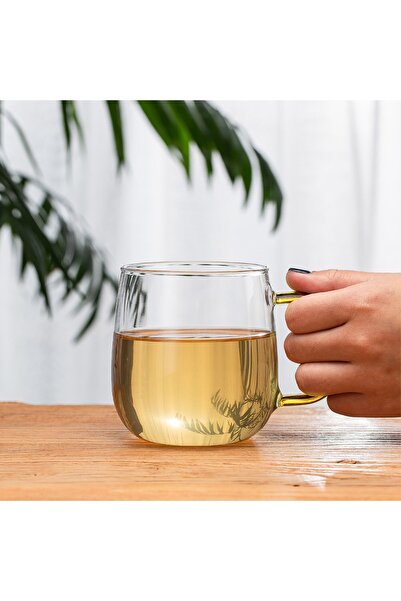 delı glassware ديلي جلاسوير كوب بوروسيليكات ملون 4 قطع 490 مل