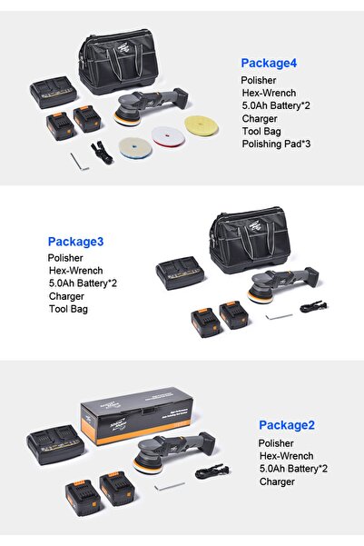 Shine Mate EB351 6/21 Akülü Orbital Polisaj Makinesi