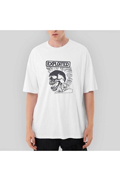 Z zepplin Μαύρο μπλουζάκι The Exploited Skull oversized