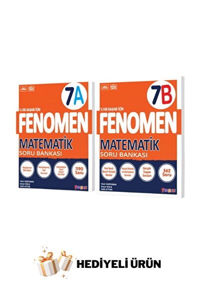 Gama Yayınları FENOMEN 7.SINIF MATEMATİK A-B SORU BANKASI