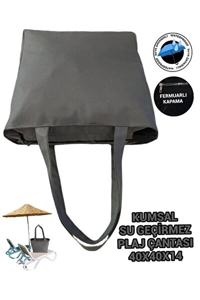 SEVBAGS Su Geçirmez Plaj Çantası Kumsal 40x40