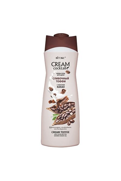 Vitex Kozmetik Vites Cream Toffee And Cocoa Butter Cream Cocktail Shower Gel (515 ml)