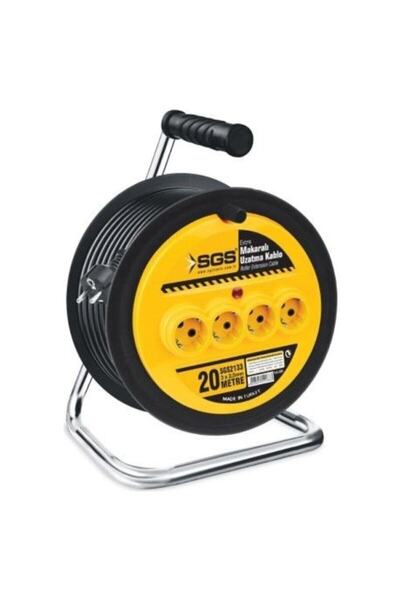 SGS Profesyonel Makaralı Uzatma Kablo 3 X 1,5 20 Metre