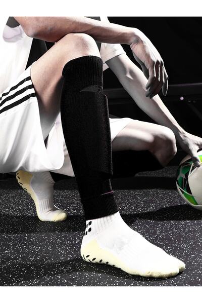 GAZELMANYA Tabansız Futbol Çorabı Tozluk Futbolcu Tozluğu Tabansız Tekmelik Tutucu Futbol Çorabı Sporcu Tozluğu