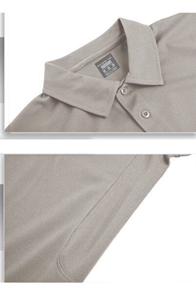 GHASSY CO. Men's Tactical Polo Shirt Quick Dry Moisture Wicking Performance Pique Jersey Golf T-shirt