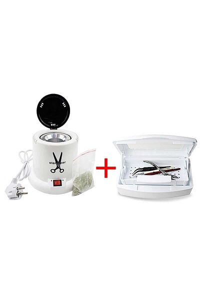 ELLEA NAIL 100 W Nail Tools Mini Sterilizer And Sterile Container