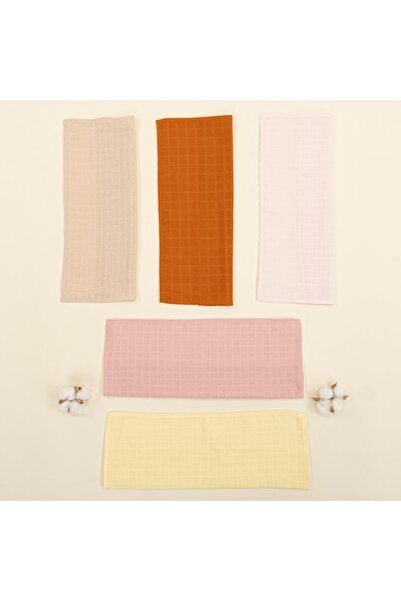 Yunikobaby Set of 5 Muslin Shoulder Wipes - Baby Pink Muslin - Powder - Tile ...