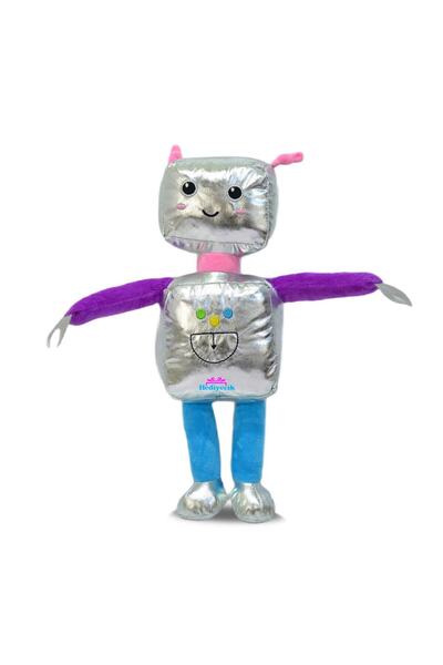 hediyecik Peluş Oyuncak Robot Adam Uyku ve Oyun Arkadaşı 35 Cm