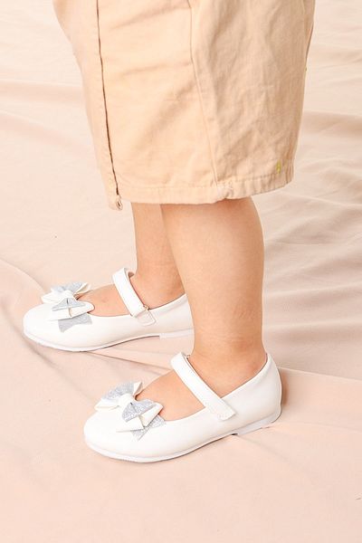 KARAMAZI Fata Copil Karamazı Copii Bow Balerina - Velcro Sand Sim, Aegean 202 Volume