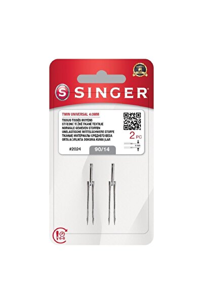 SİNGER Dikiş Makinesi 4mm Çift Iğne 2024- 90/14 Numara