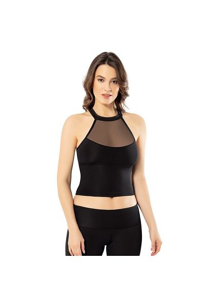 GİPAŞ Kota Tulle Crop Tank Top 6396 Size-S/M