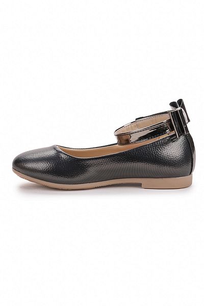 KARAMAZI Girl's Bow Detailed Karamazı Kids Ballerinas - Aegean 205 Vakko, Ankle Tie