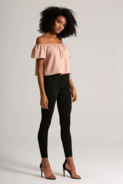 DRC trend Чорні супер-узкі джинси з еластичним лікрам