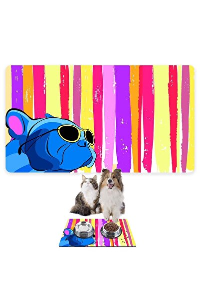 Monnhein بساط تغذية الحيوانات الأليفة بالطعام والماء، سهل التنظيف، مقاوم للما...