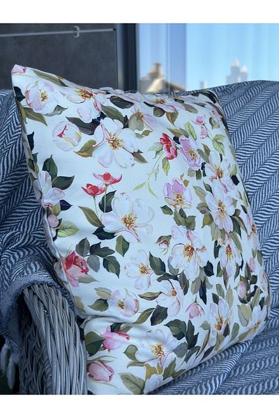 Karam Home Flower Pattern Throw Pillow Cover