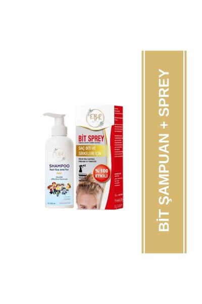 EBR BEAUTY Bit Şampuanı 100 ML + Bit Spreyi 100 ML Tarak Hediyeli