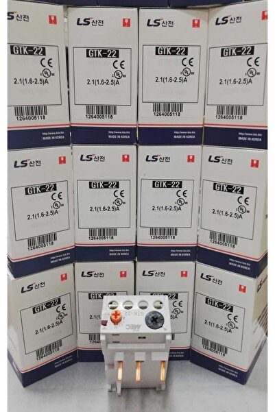LS ELECTRIC Ls Termik Röle Gtk-22 Ayar Sahalı 1,6-2,5 Amper