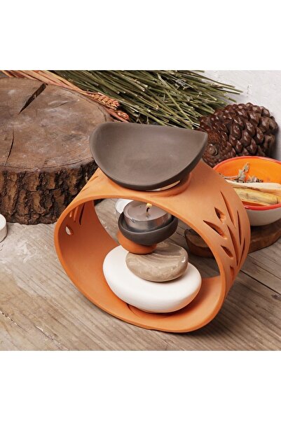 Mitr Özel Tasarım Kahve Dekoratif El Yapımı Buhurdanlık