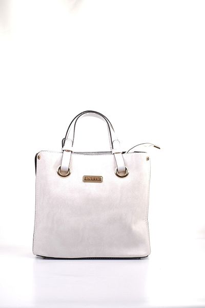 Batik Women's Shoulder Strap Bag White Nubuck 247