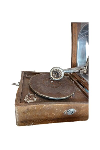 Dedemin Antikaları Antika Decca Çantalı Gramafon