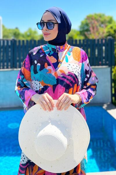 Remsa Mayo Ψάθινο καπέλο με πέρλες λευκό RŞ-71