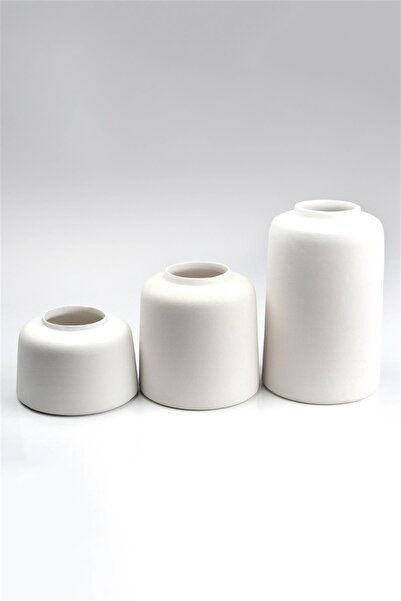 Ref-San Kapaklı Kavanoz | Seramik Bisküvi (TEKLİ) - Orta Boy (HAM ÜRÜN)