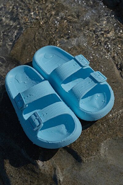 SUNSTEP Papuci de zi cu zi unisex, moale, cu talpă groasă