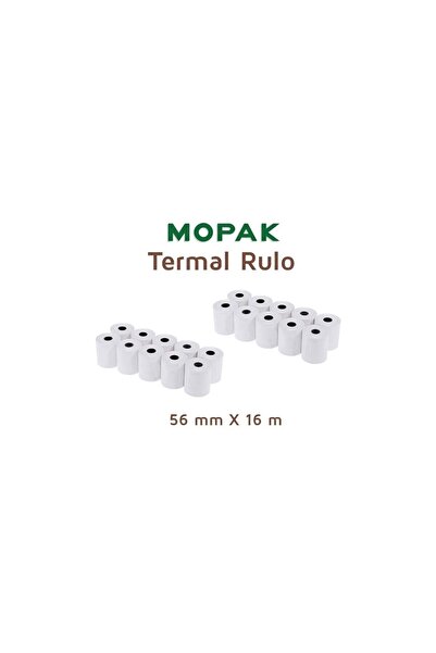 Mopak 1000 rulo 56x16 mopak yazarkasa pos rulosu