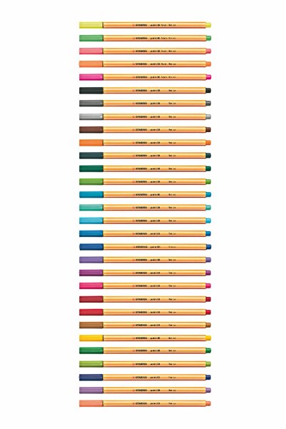 Stabilo Keçe Uçlu Ince Kalem 88 Punct 0.4 Mm Yeşil 88/36 - 10'lu Paket