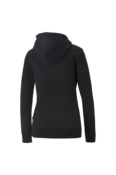 Puma Damen-Sweatshirt mit ESS+ Metallic-Logo – Kapuzenpullover, Rundhals, Langarm, Uni