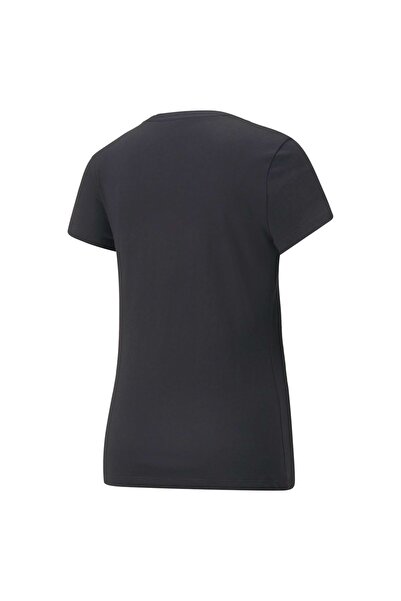 Puma Damen T-Shirt – ESS+ Metalik Logolu Tişört, Rundhals, Kurzarm, uni