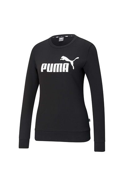 Puma Damenpullover mit ESS-Logo – Crew, Rundhals, Langarm, Uni