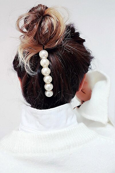 Marbling Γυναικεία πόρπη Pearl Model Angel Pearls Αυτόματο Λευκό Χρώμα