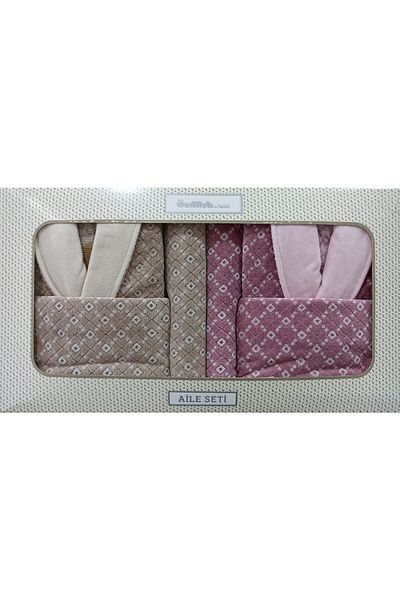 Özdilek ELEGANCE DIAMOND FAMILY BATHROBE SET