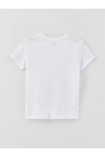 LC Waikiki LCW Kids V-Neck Basic Short Sleeve Boy Undershirt
