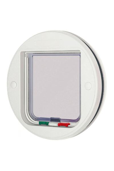 Petmate باب للقطط زجاج كات ميت 4 اتجاهات