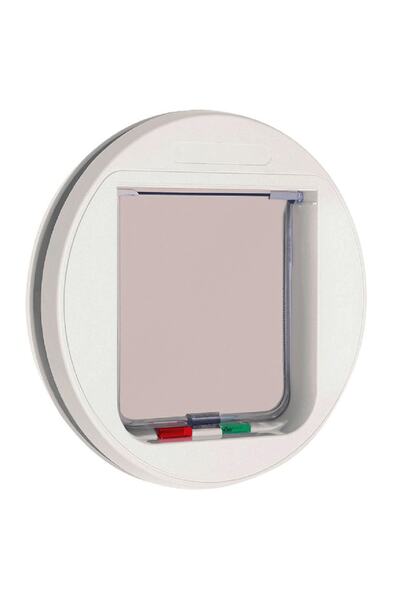 Petmate باب للقطط زجاج كات ميت 4 اتجاهات