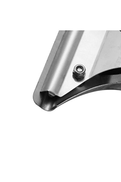 renktaş 45 cm metal camsil, çekçek, krom, paslanmaz