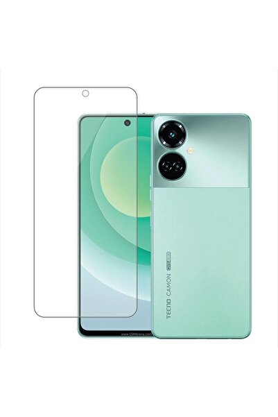 TECNO Camon 19 Pro ile Uyumlu MAT Esnek Nano Kırılmayan Ekran Koruyucu