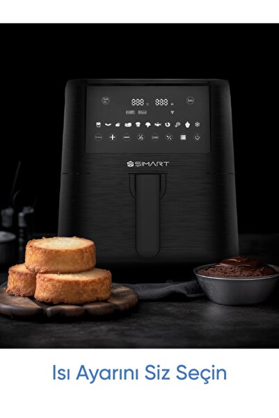 Şımart Akıllı Airfryer Xxl 7.2l Kapasite Ve Çoklu Pişirme Fonksiyonu